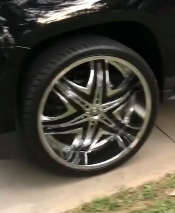 26” Chrome Rims and Tires 