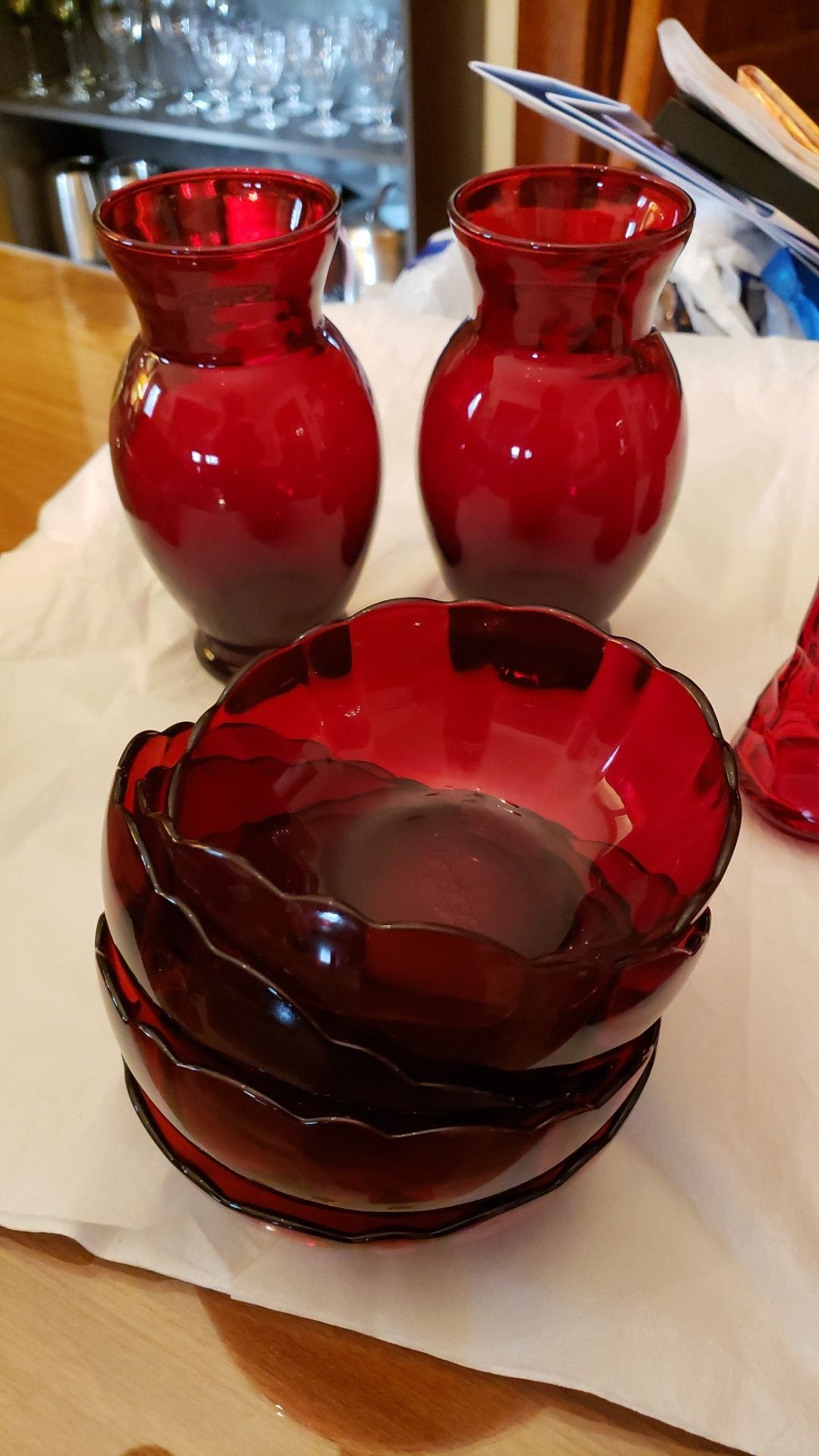 Glassware. Lower price