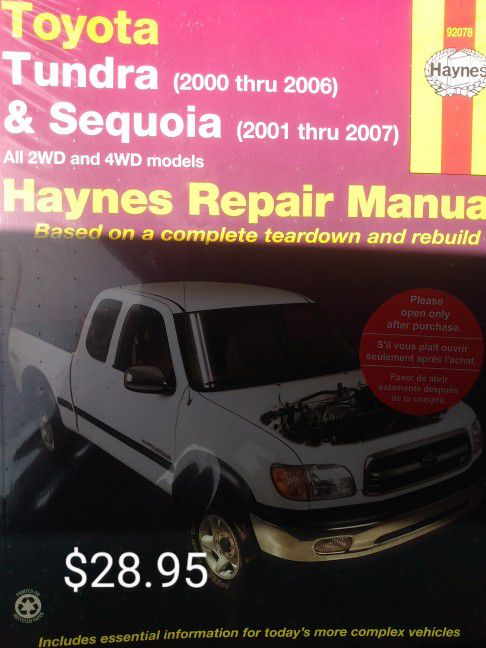 Car Repair Manuals Each Priced Individually