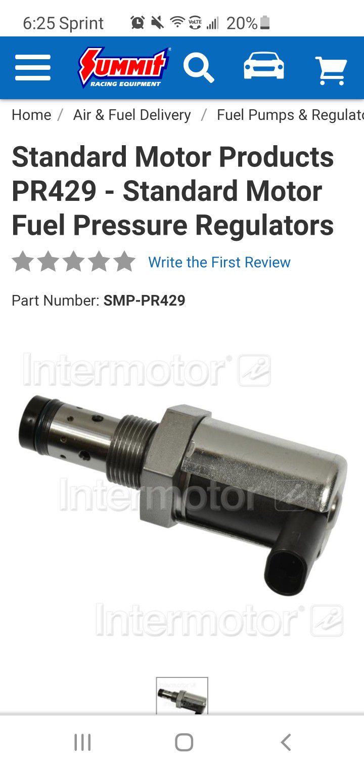 Ford 6.0 Liter Diesel Fuel Pressure Regulator  New.