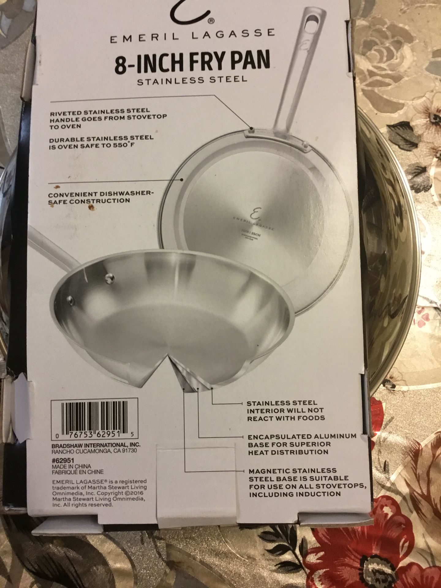 Emeril Lagasse 8 inch FRY PAN STAINLESS STELL NEW NEW NEW !