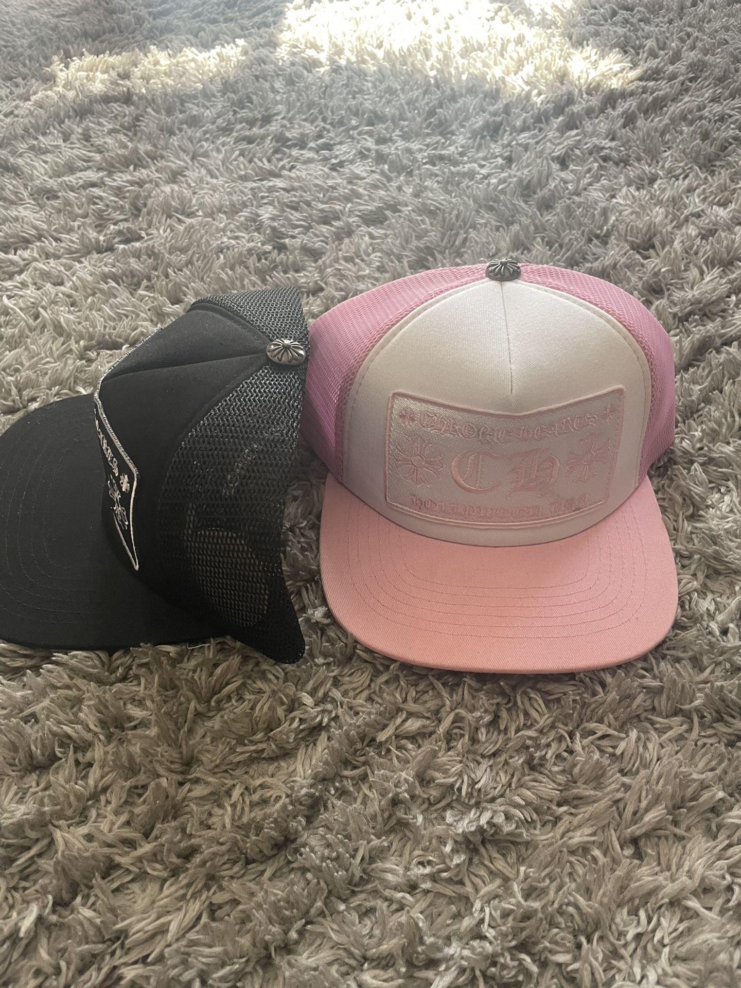 Chrome heart hats