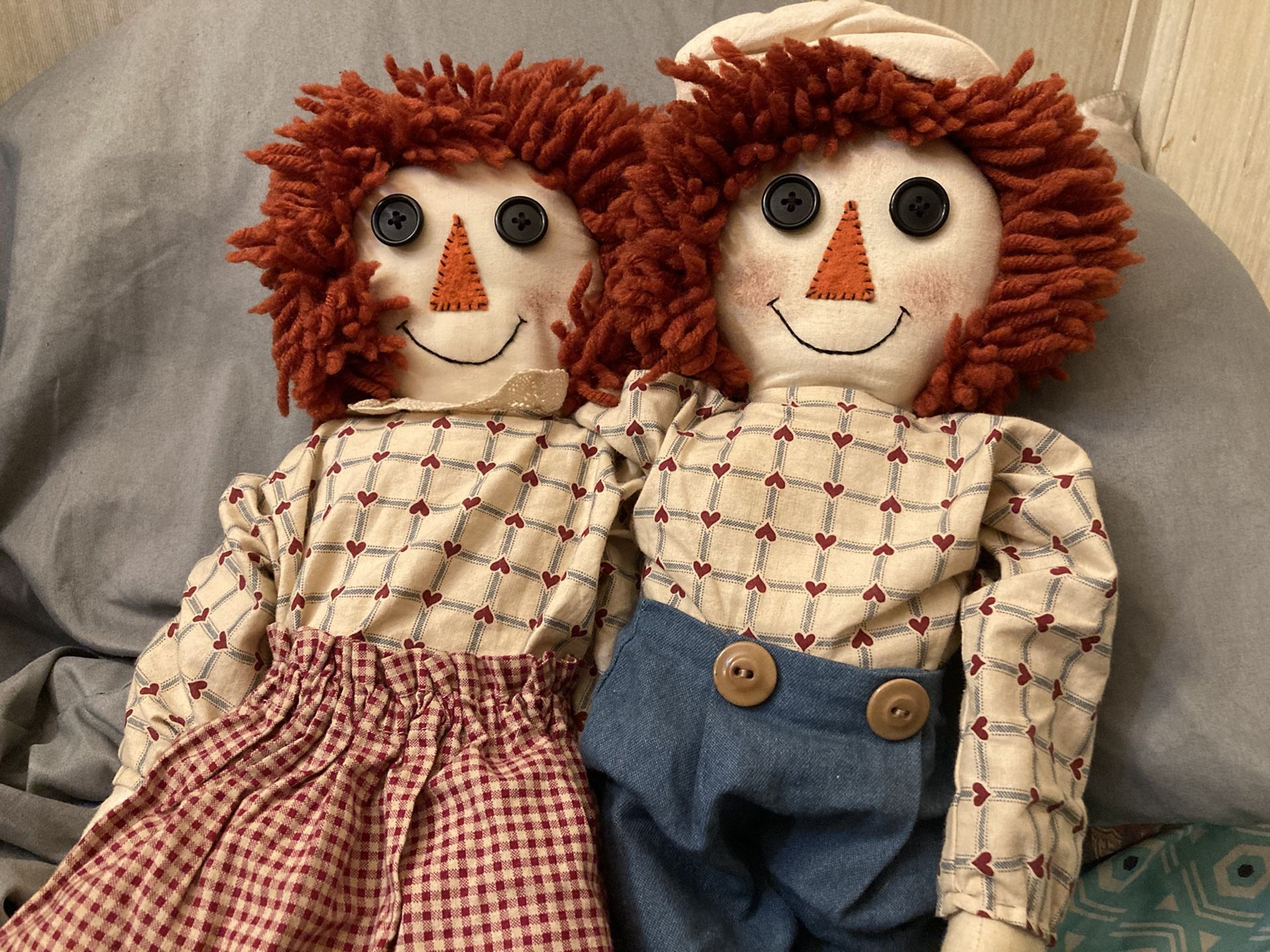 Raggedy Ann and Andy Dolls