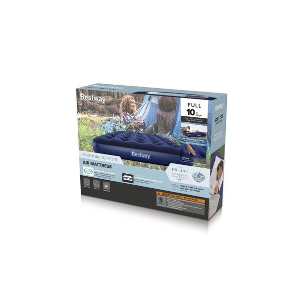 Bestway Air Mattress Full 10" with Antimicrobial Coating