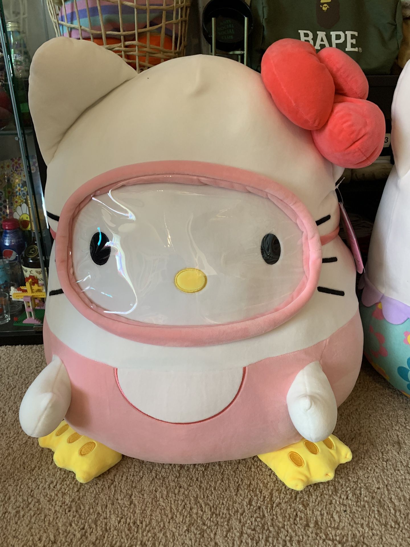 Squishmallow Giant Hello Kitty Stuffed Plush Pillow Sanrio