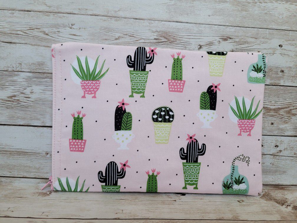 Pink Cactus Huggies Wipes Cover