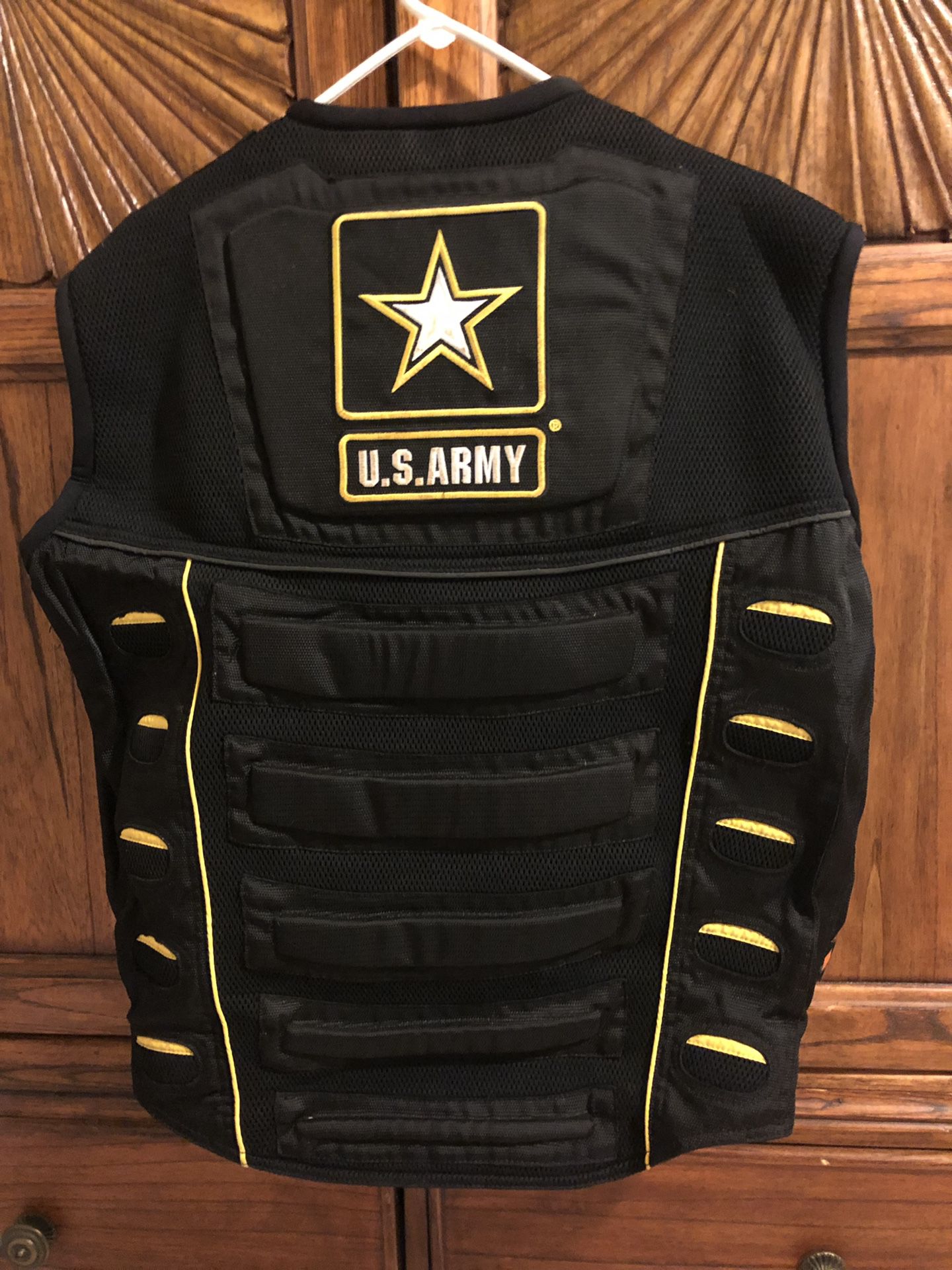 US Army motorcycle vest