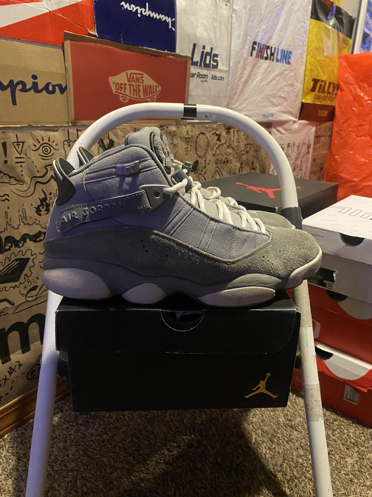Jordan Cool Grey 6 Rings