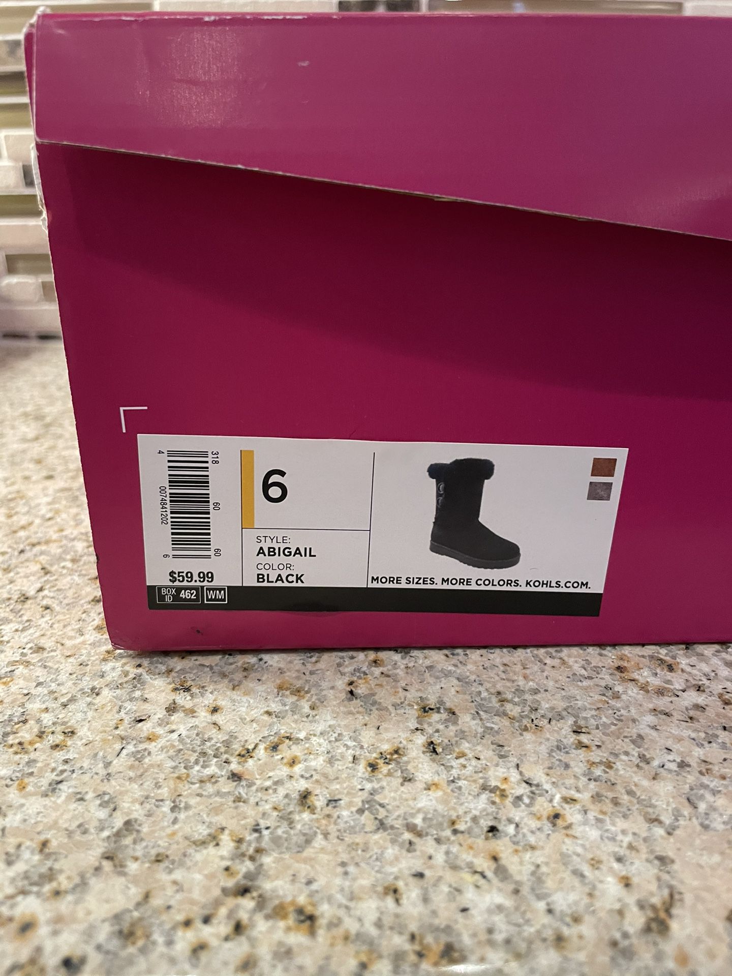 Brand New Black Boots Sz 6