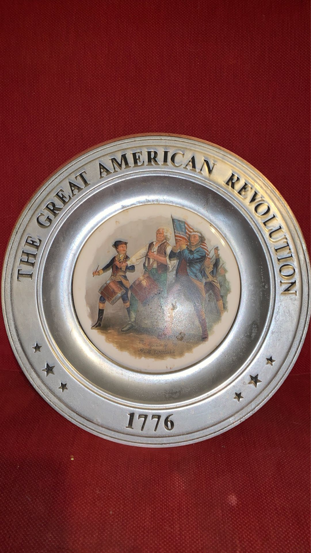 Vintage plate American revolution 10.00