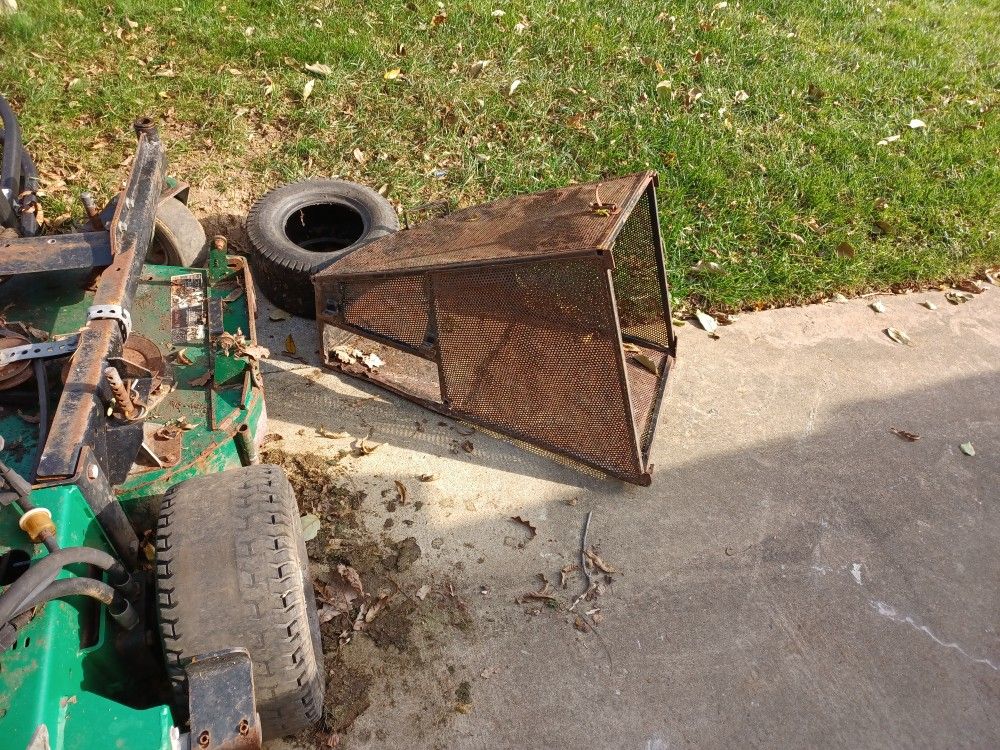 Zeroturn Bobcat Mower Frame And Bagger