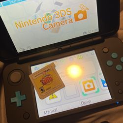 Nintendo 3 DS with Mario game And Case  Thumbnail