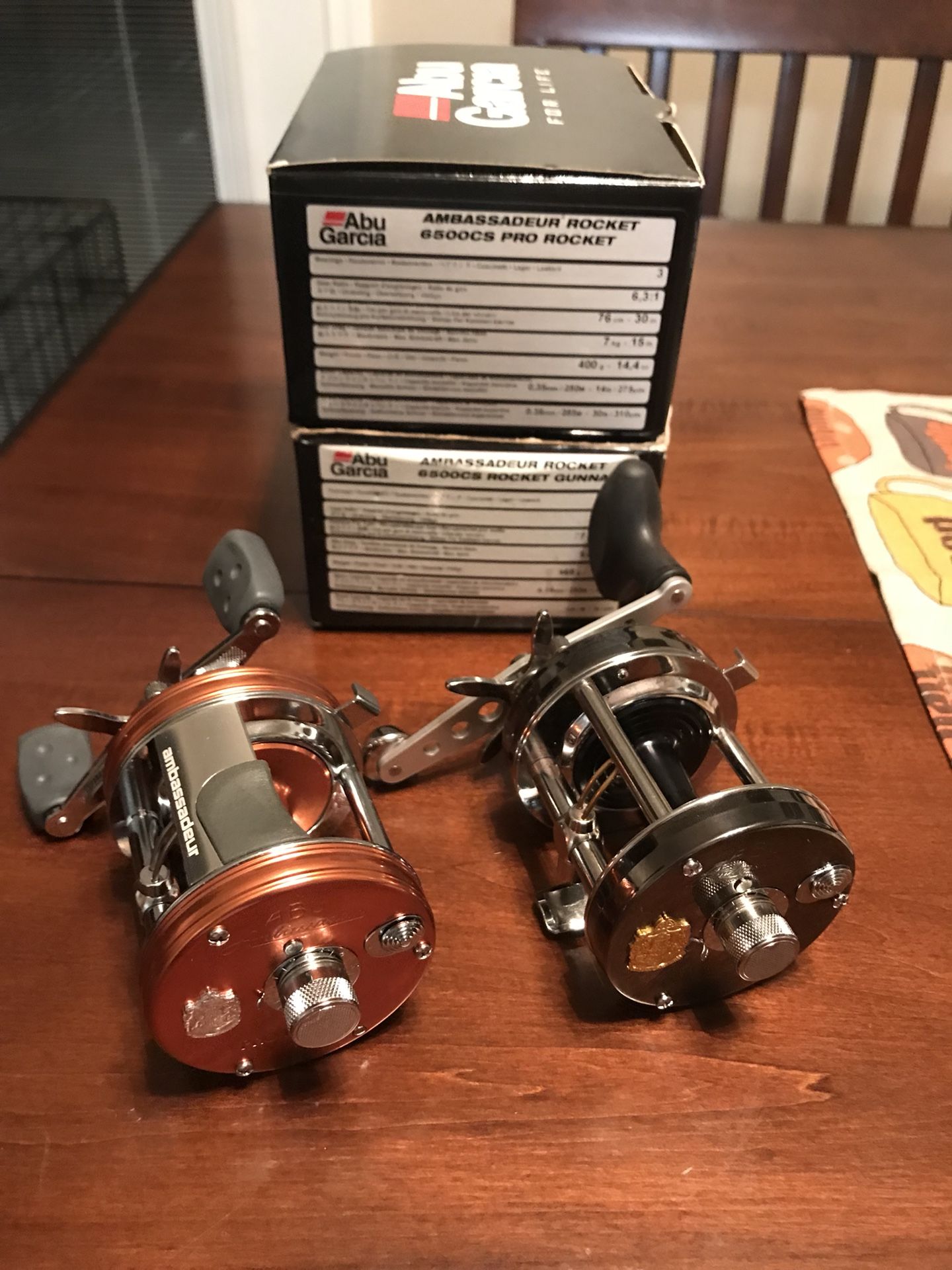 New Abu Garcia Ambassadeur 6500cs Pro Rocket Gunnar And Copper For Sale In Vine Grove Ky Offerup