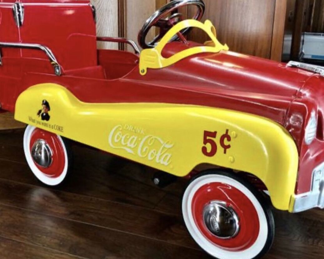 Vintage Coca Cola Pedal Car with Cola Cooler for Sale in Carrollton, TX
