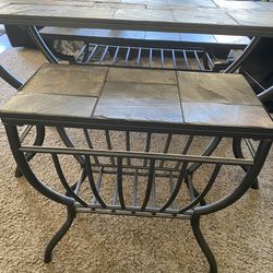 Set of Three Living Room Coffee Table, Entertainment Center And Magazine stand Thumbnail