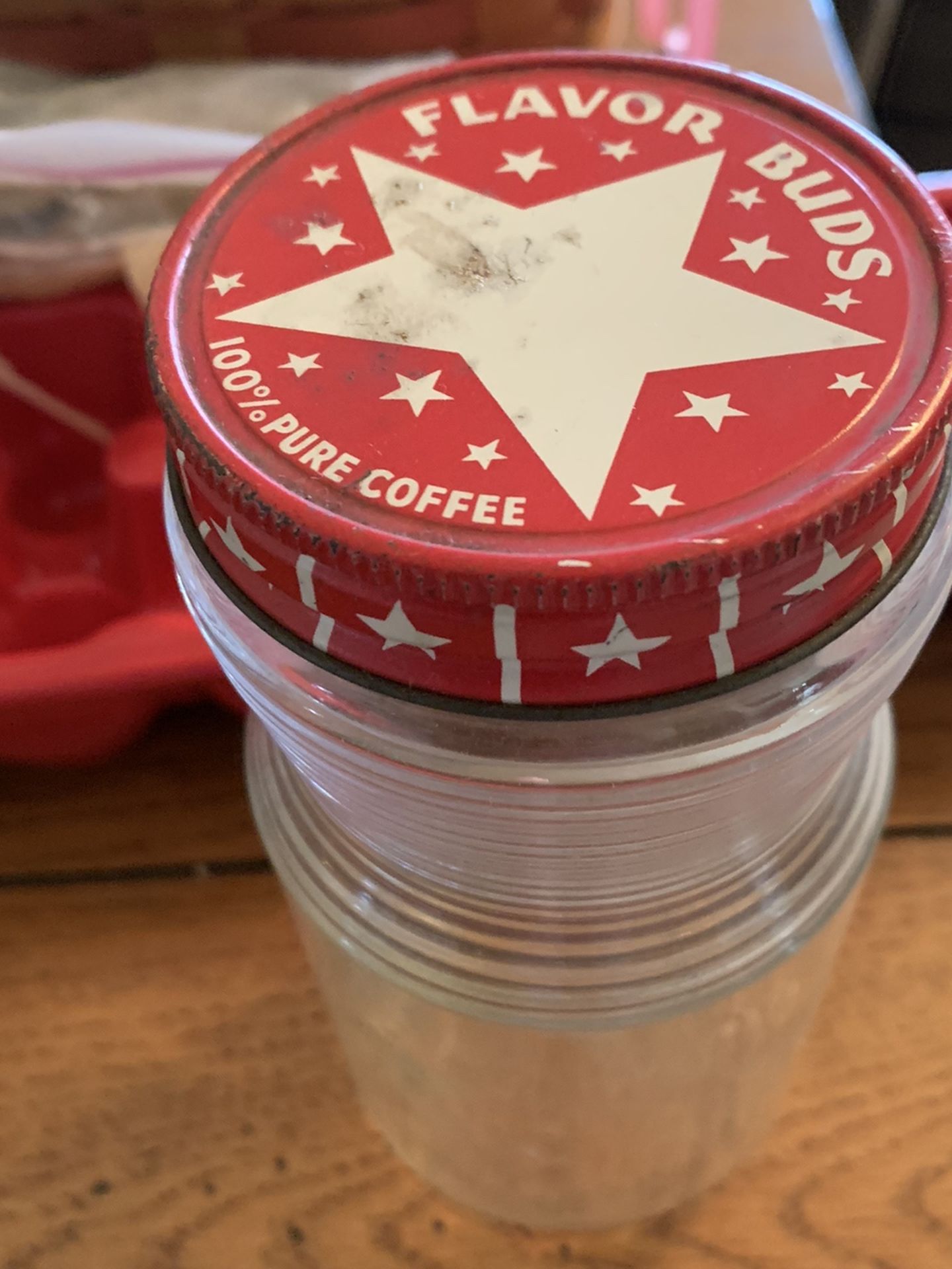 Vintage Coffee Glass Container