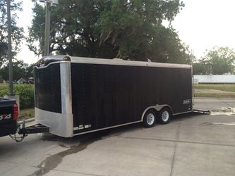 Haulmark enclosed trailer car hauler