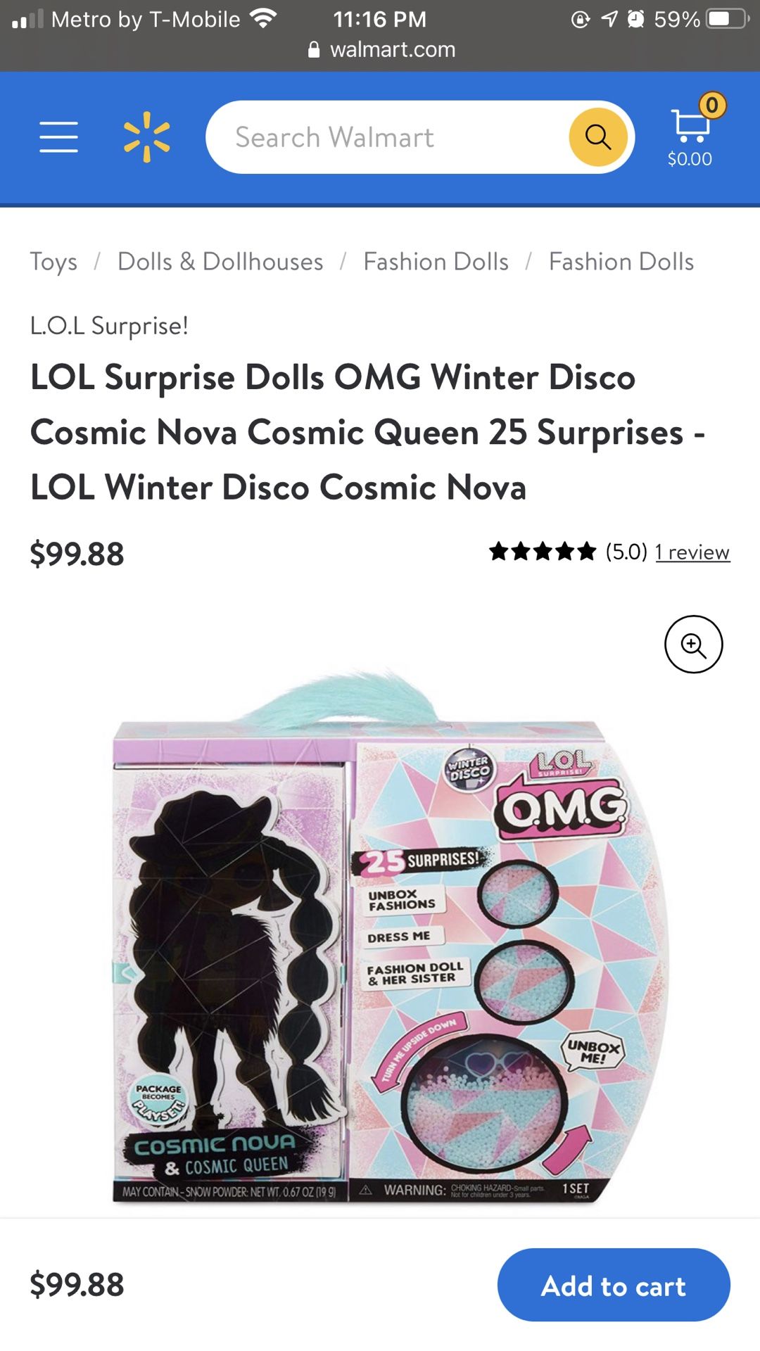 Lol Surprise Omg Winter Disco Doll