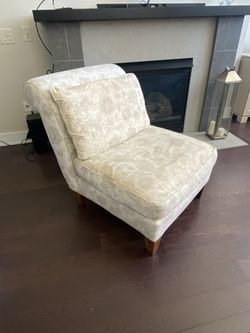 2 Arm Chairs, Bloomingdale’s Ivory Print On Print Thumbnail