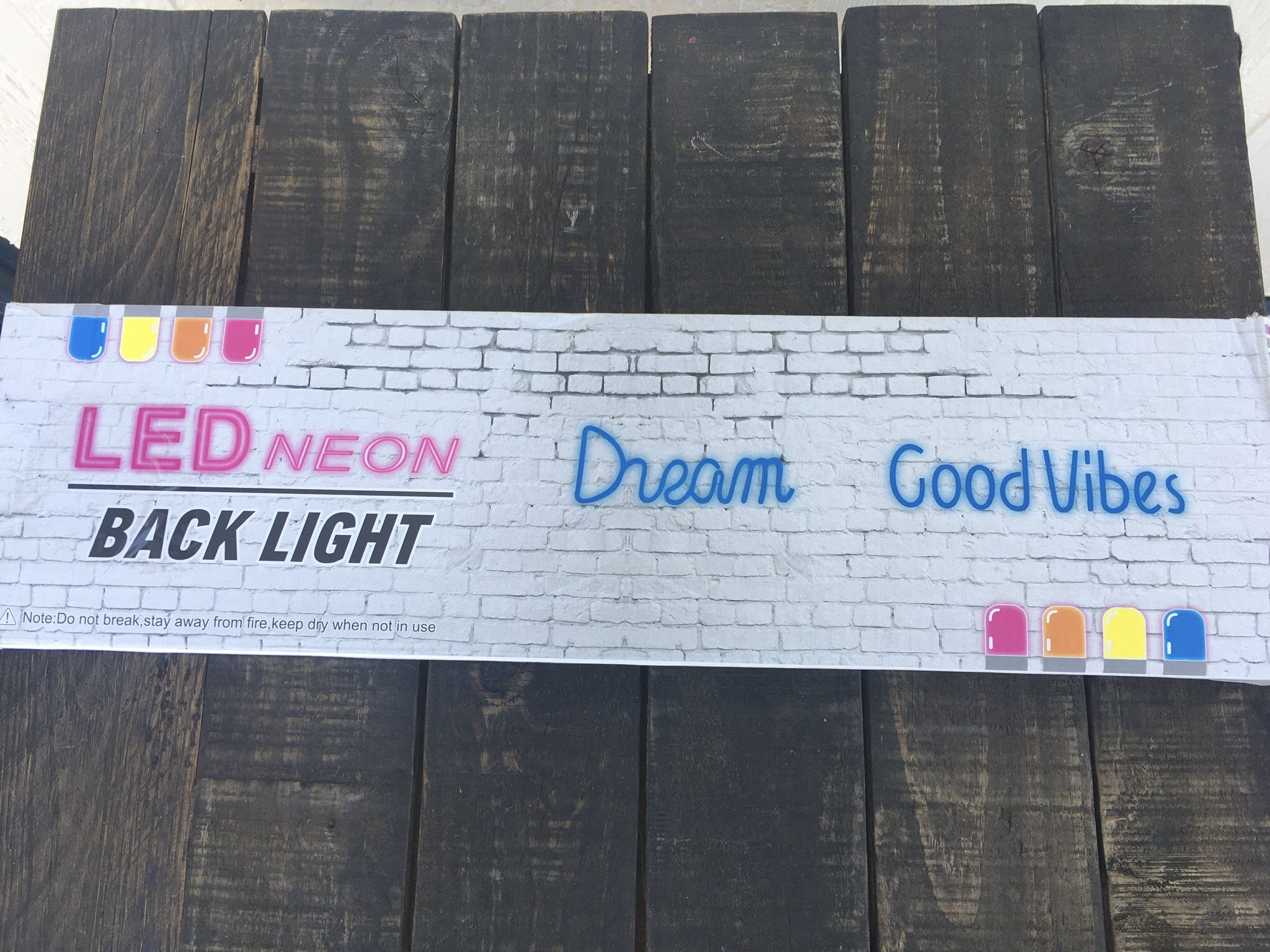 Good Vibes Neon Sign (19.5 X 5 Inch)