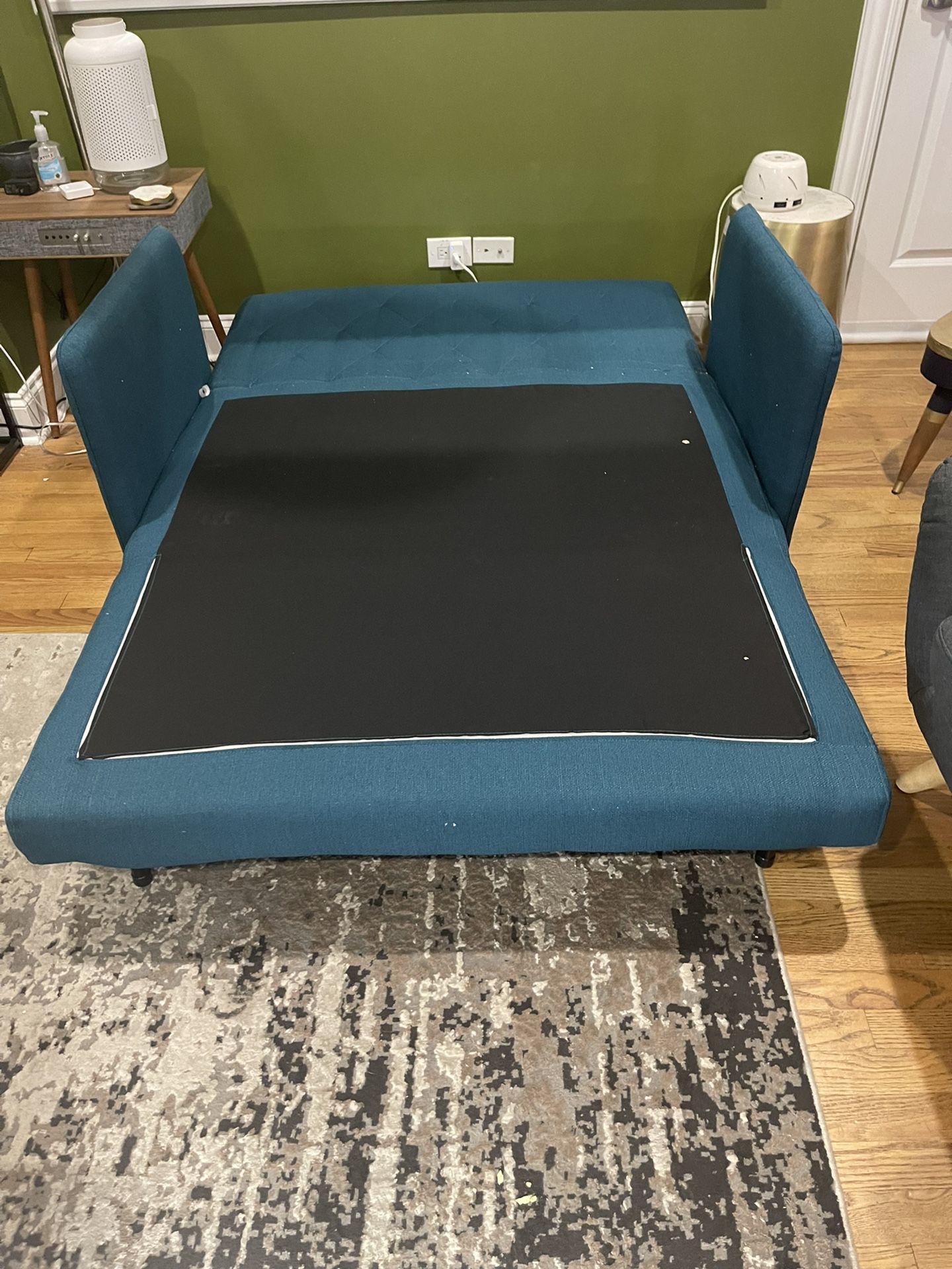Convertible Love Seat Folds Out To Twin Bed
