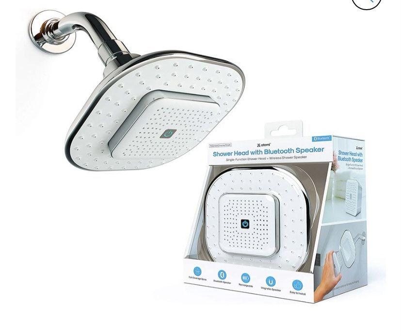 Shower Head With Bluetooth Speaker