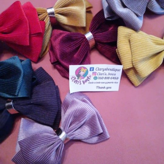 Moños De Pana Disponibles
