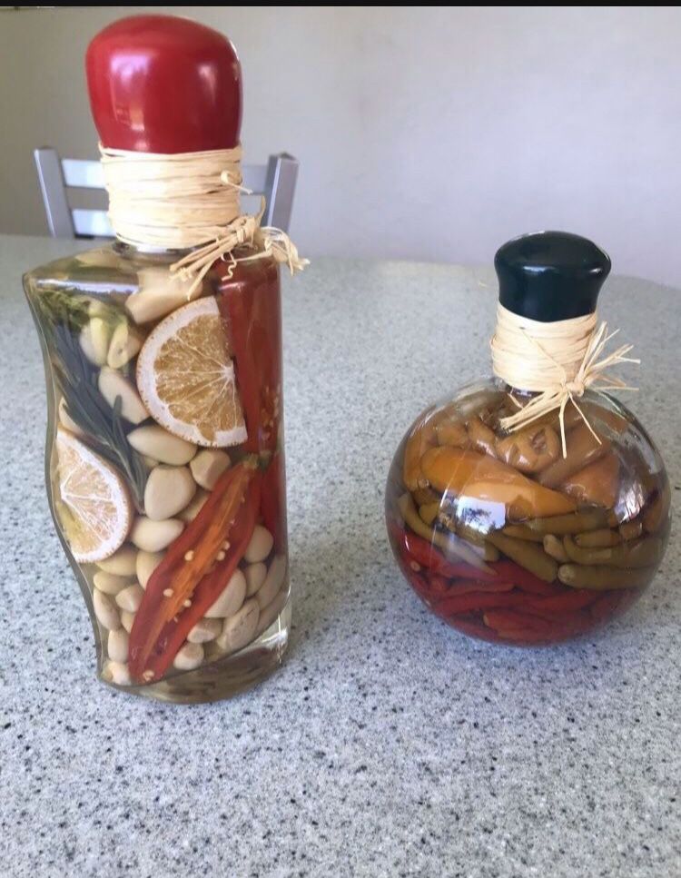 decorative oil bottles for kitchen