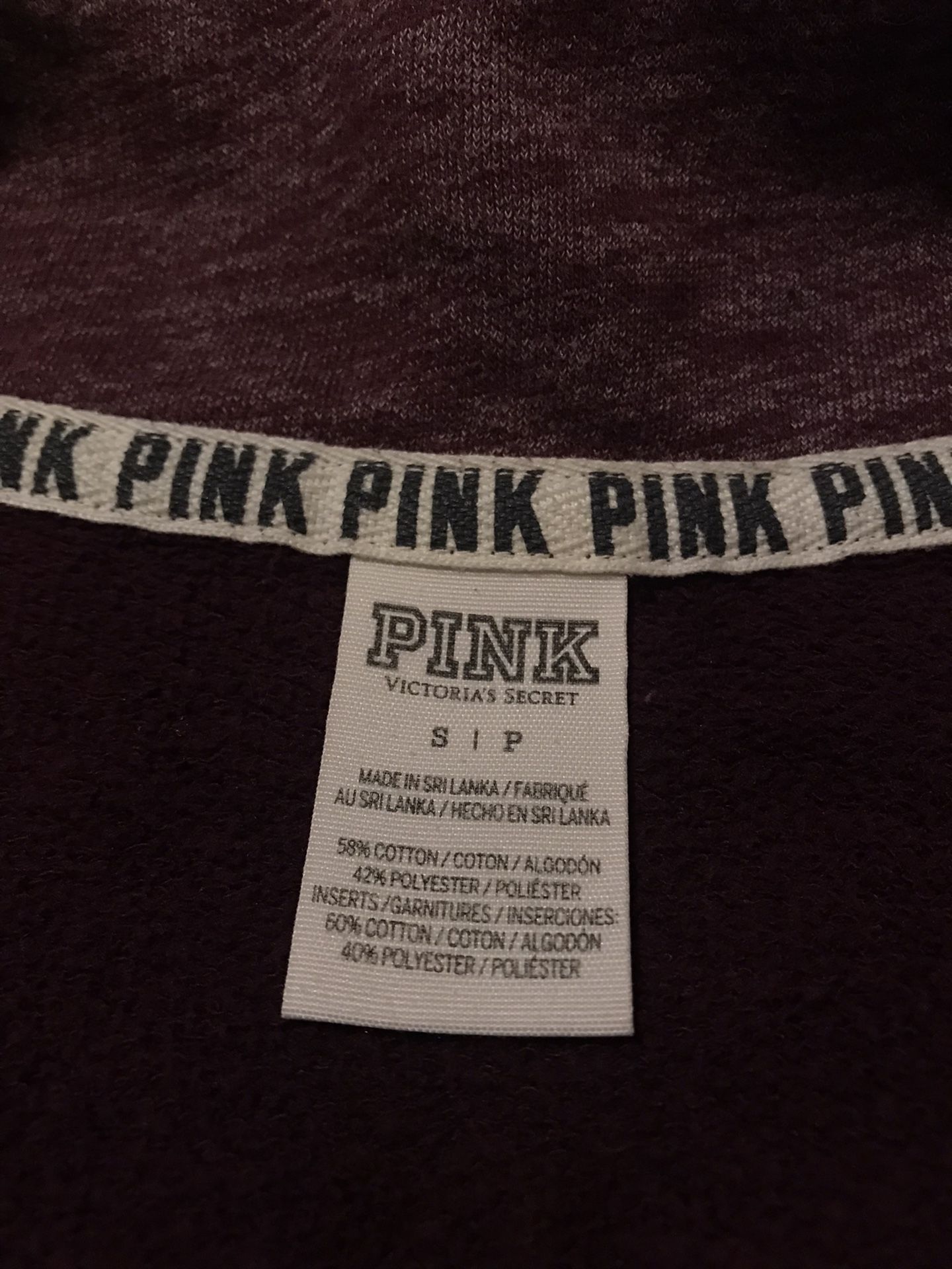 Maroon VS PINK half Zip