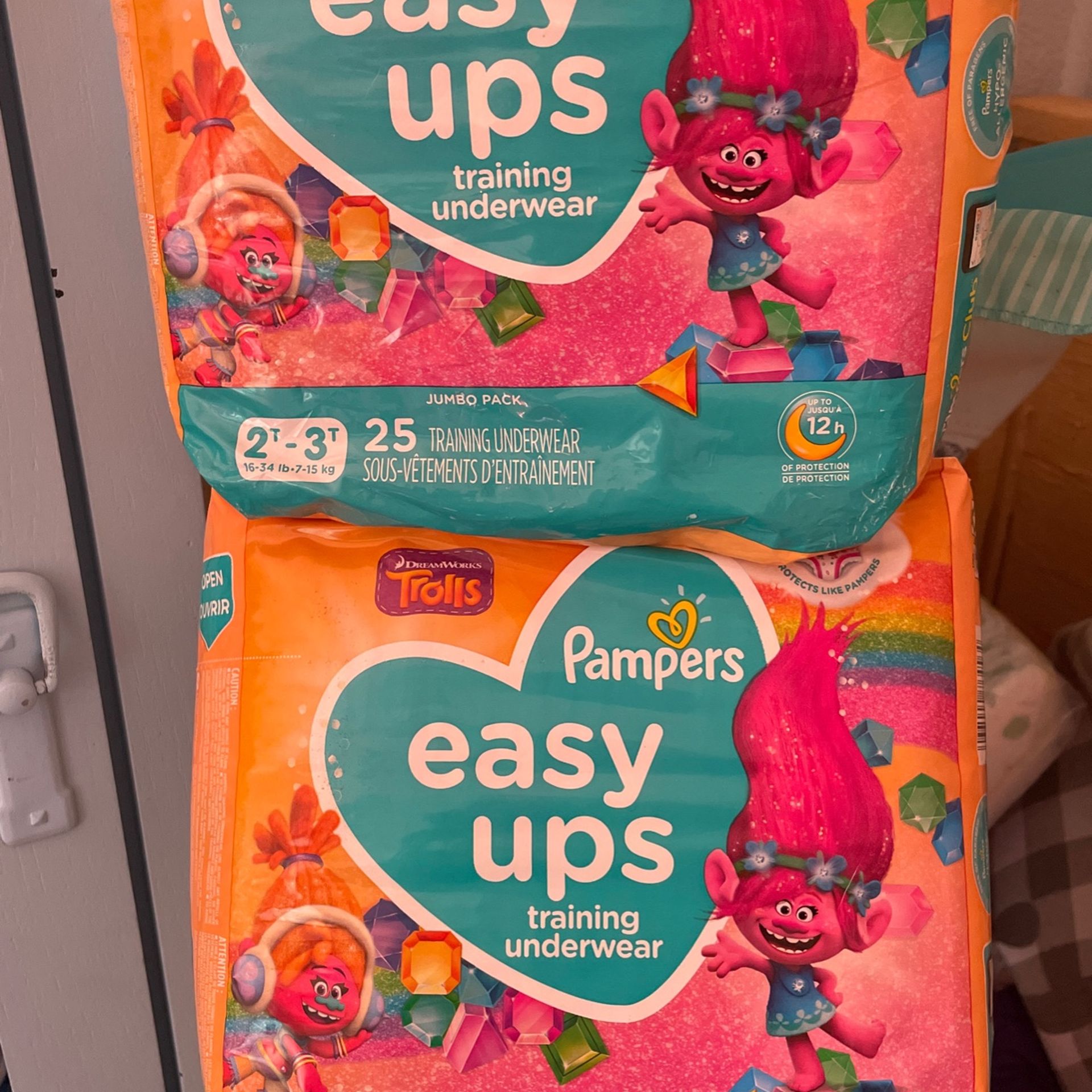 Easy Ups 87 Count Size 2T-3T