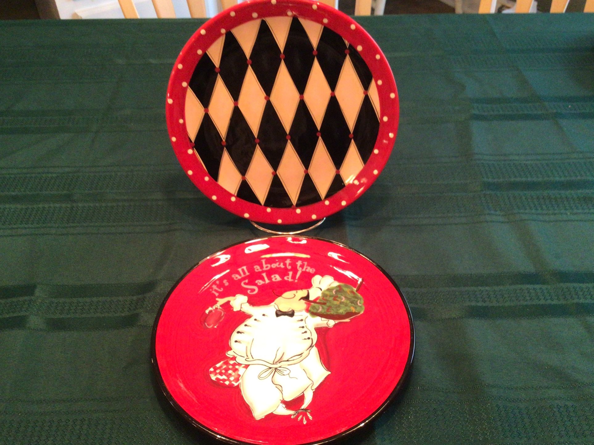 Chefs Salad Plates (2)