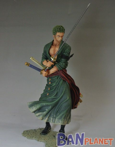 Anime One Piece Roronoa Zoro PVC Action Figure Collection Figurine Toy Gifts 8"