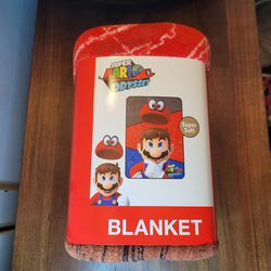 Super Mario World Fleece Kids Blanket NEW Thumbnail