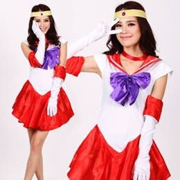 Sailor mars Halloween custome w a tutu addition