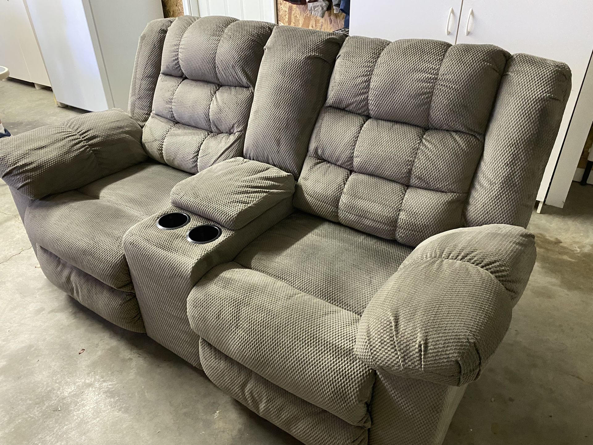 Loveseat Gray Recliners