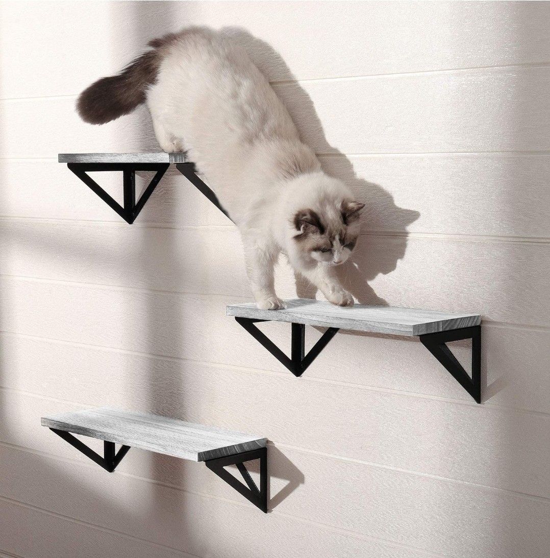 White Wall Mounted Set of 3, for Living Room