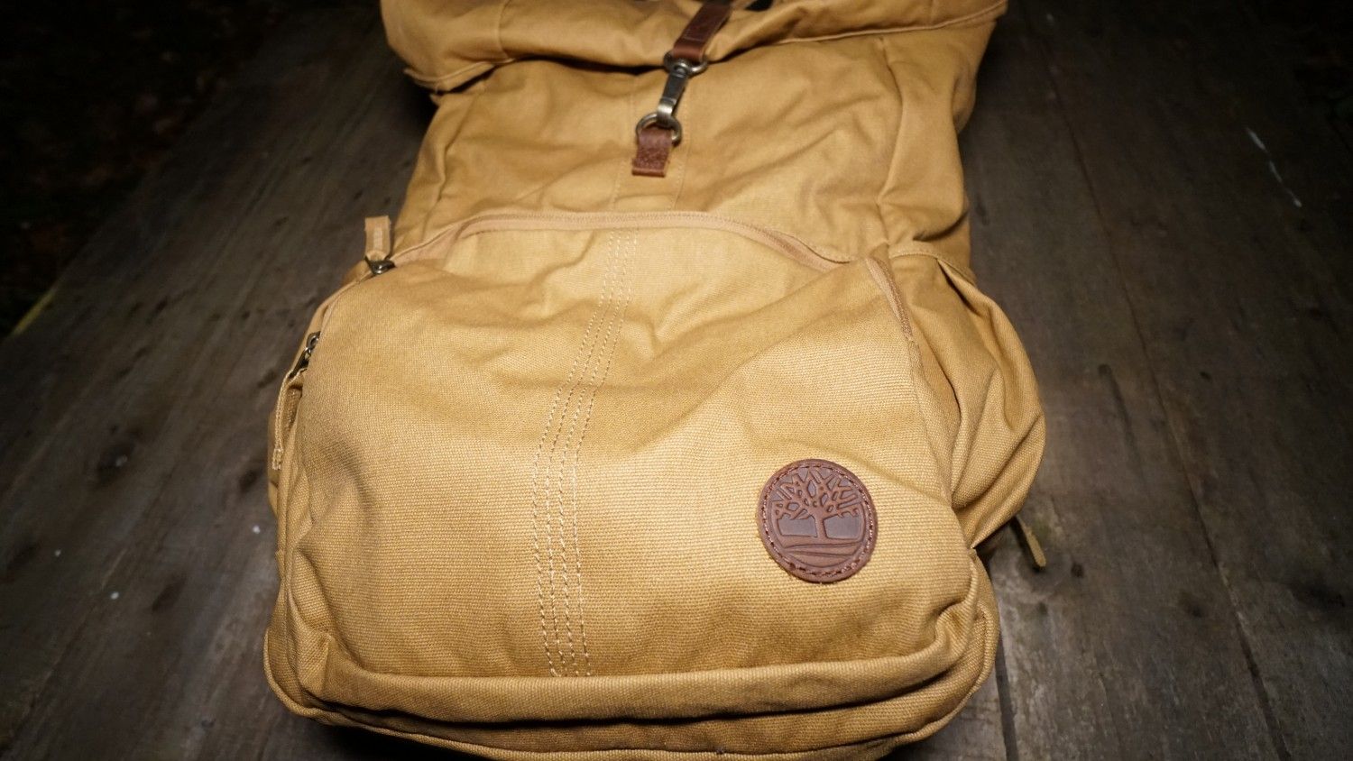 Timberland Canvas & Leather Backpack - NEW