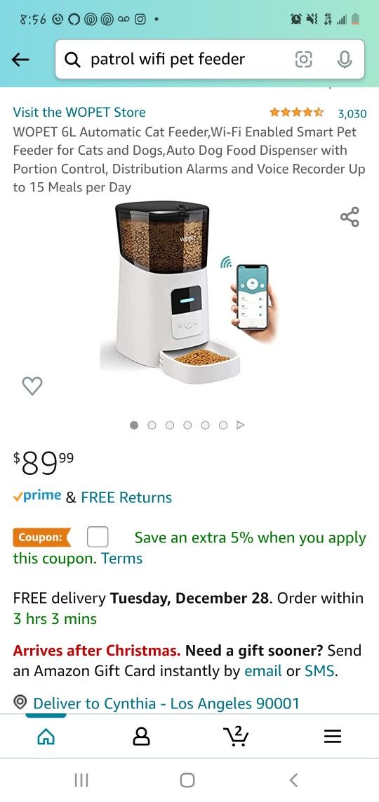 Automatic WiFi Pet Feeder