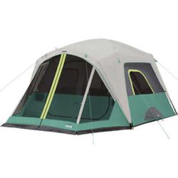 6 Person Straight Wall Cabin Tent With Screen Room  Thumbnail