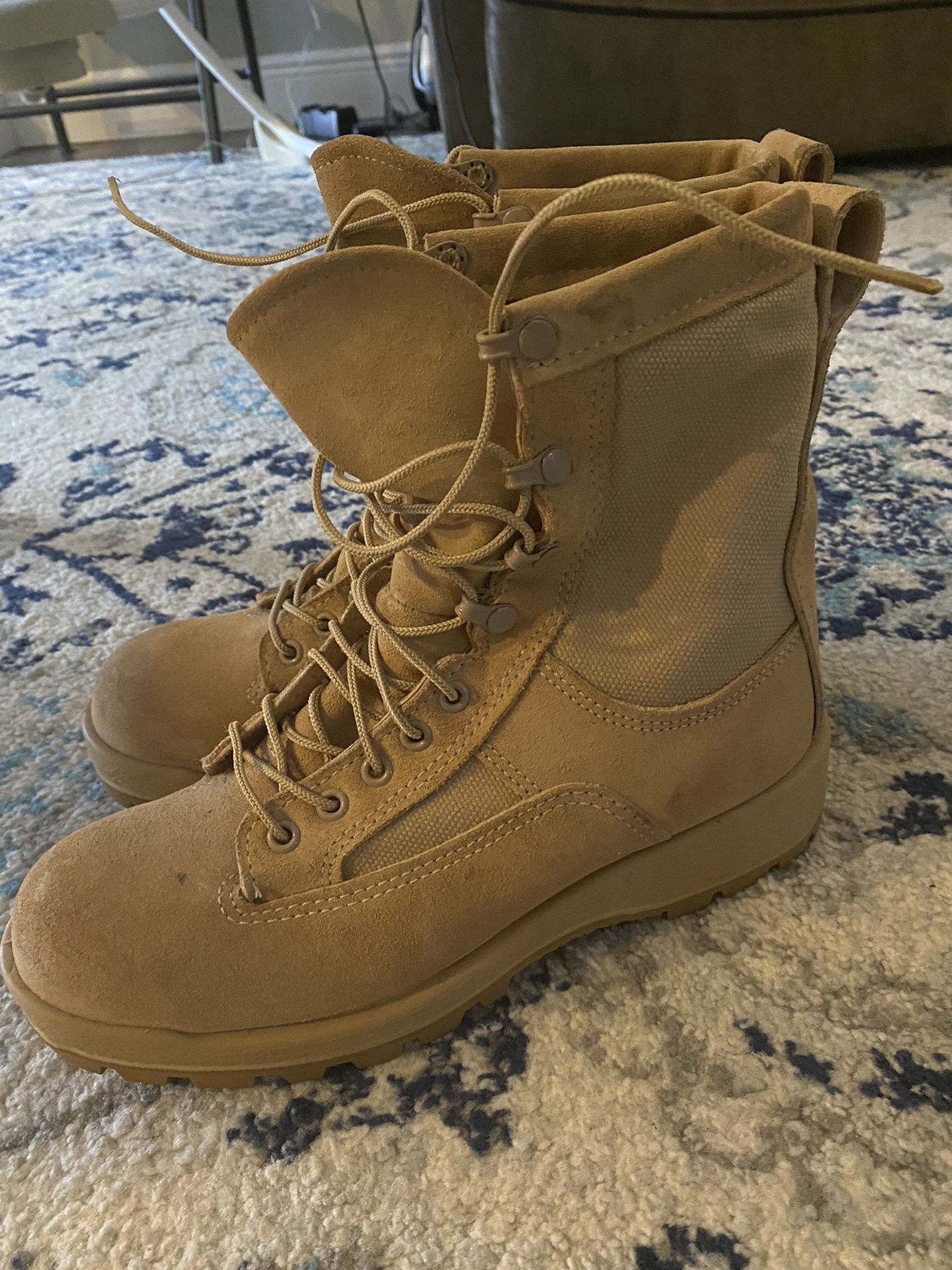New Army Winter Combat Boots Men 6.5 Women 8.5