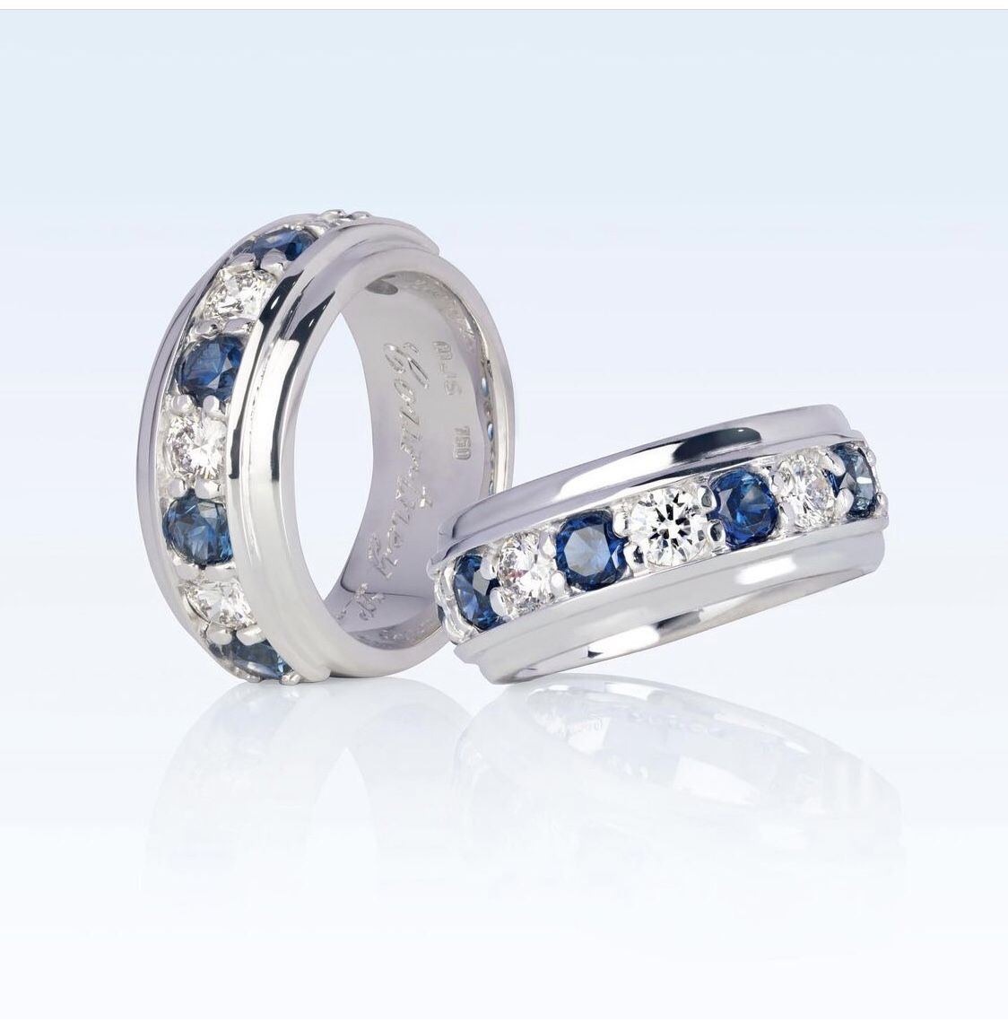 Australian Crafted Wedding Bands Set