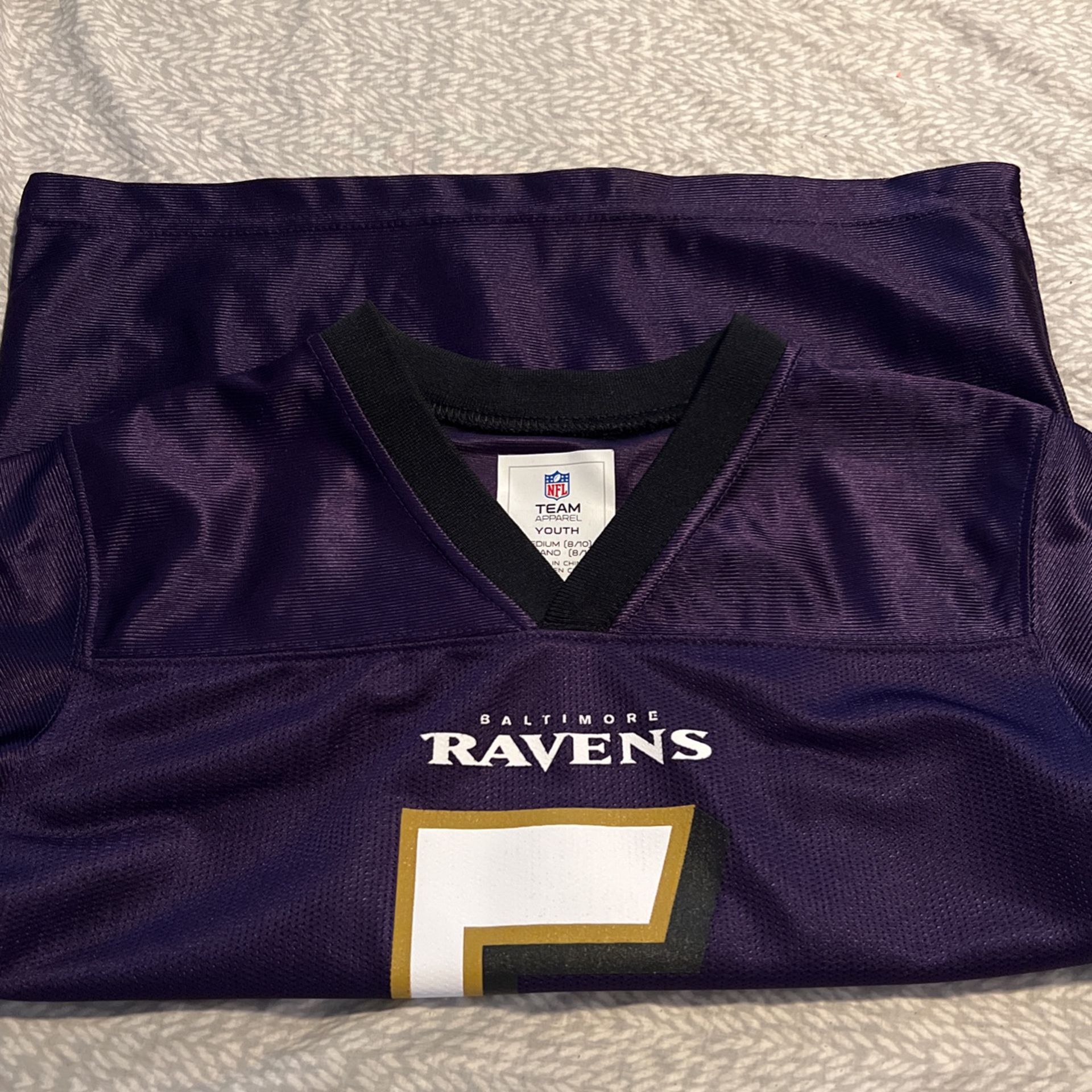 Raven’s Jersey Brand New Youth 8/10 NFL Authentic 