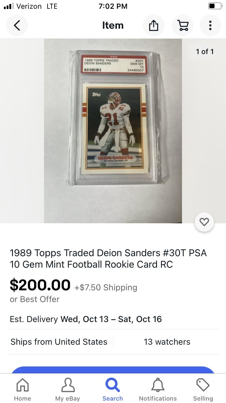 Deion Sanders Cards