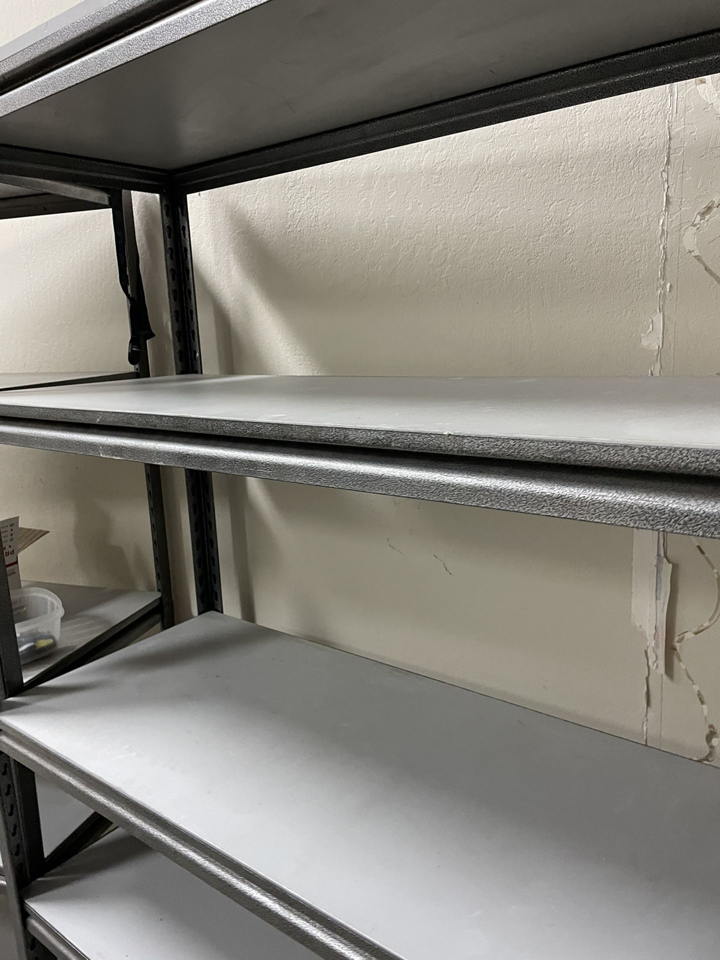 HEAVY METAL 3TIER INDUSTRIAL STORAGE SHELVES