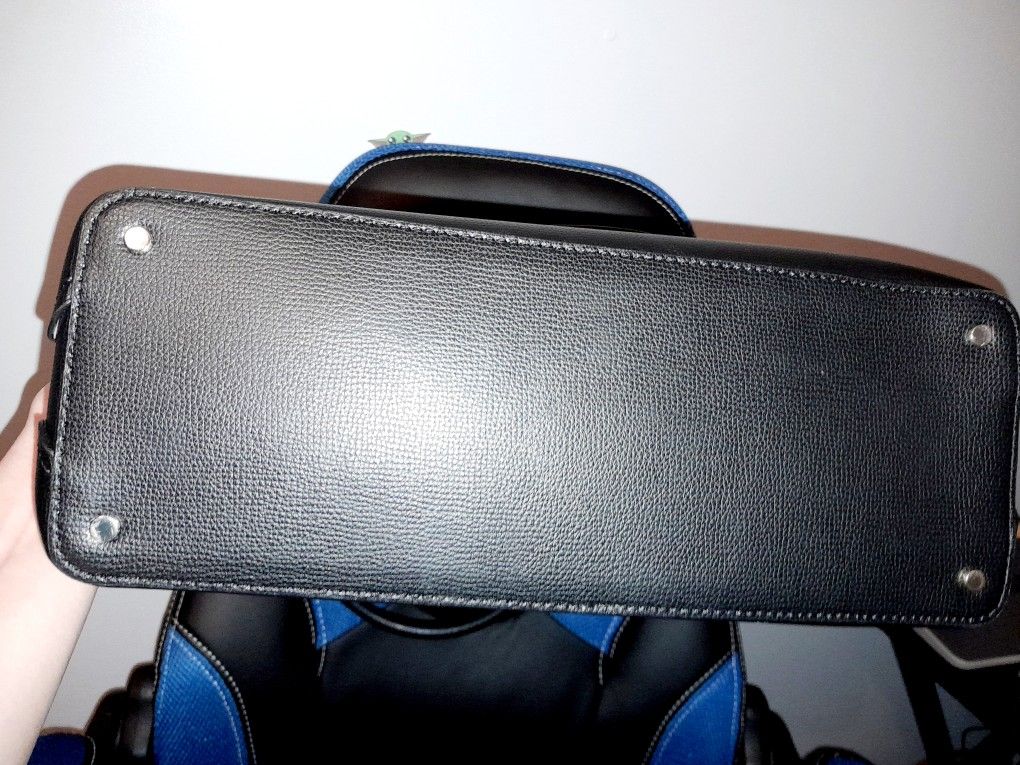 Beautiful Black/baby Blue Kate Spade Handbag & Wallet