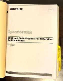 Caterpillar 320B 320B U Excavators Shop Repair Service Manuals Vol. I & II Books   Thumbnail