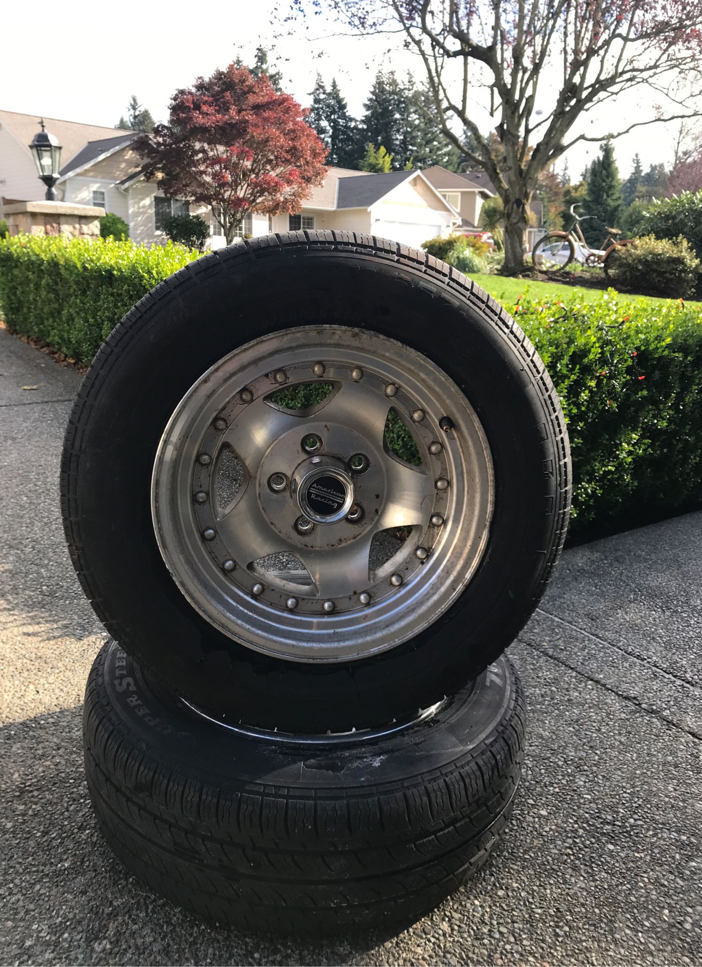 215/60R15 ford wheels and tires