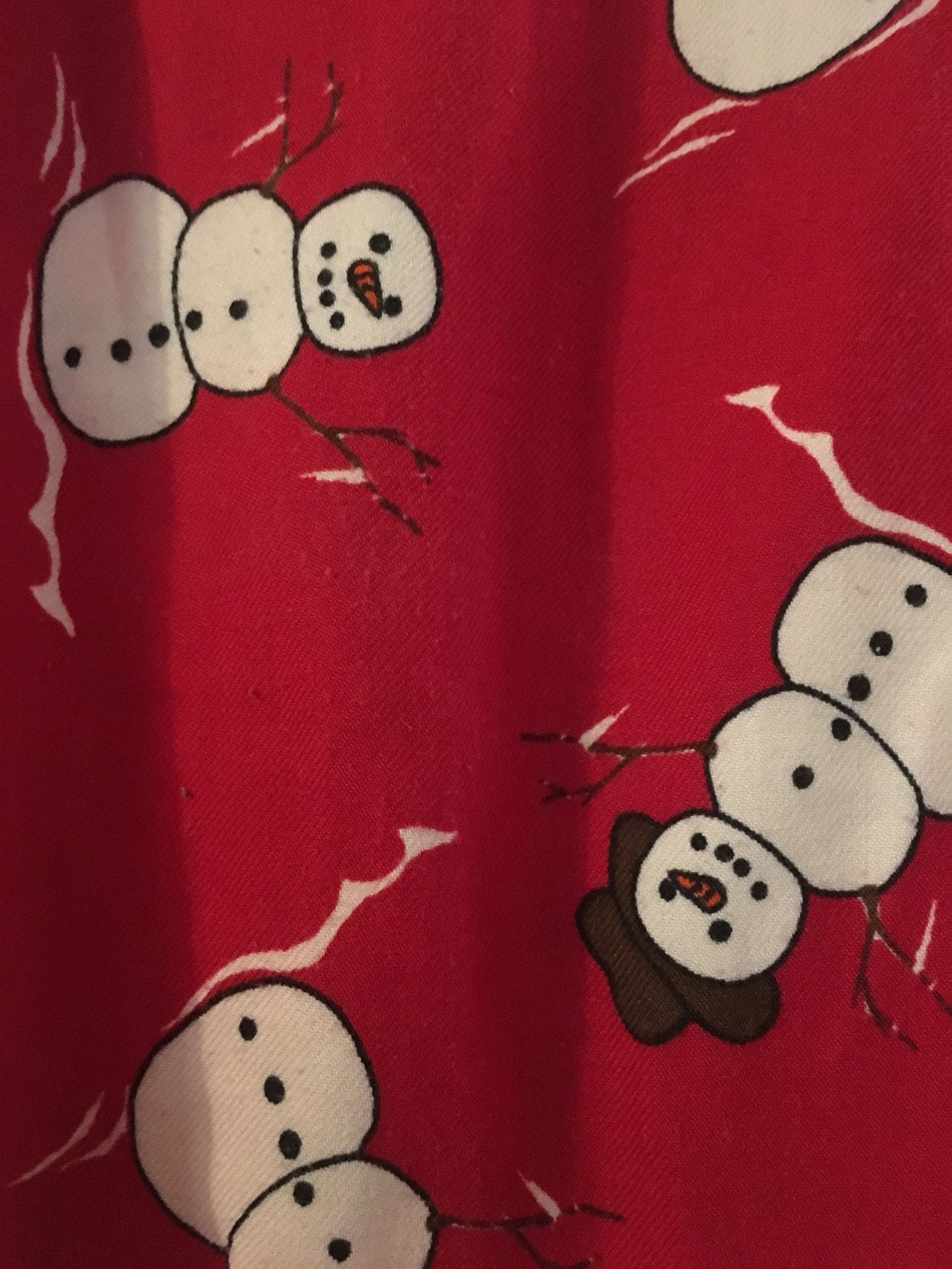 Snowman pj pants