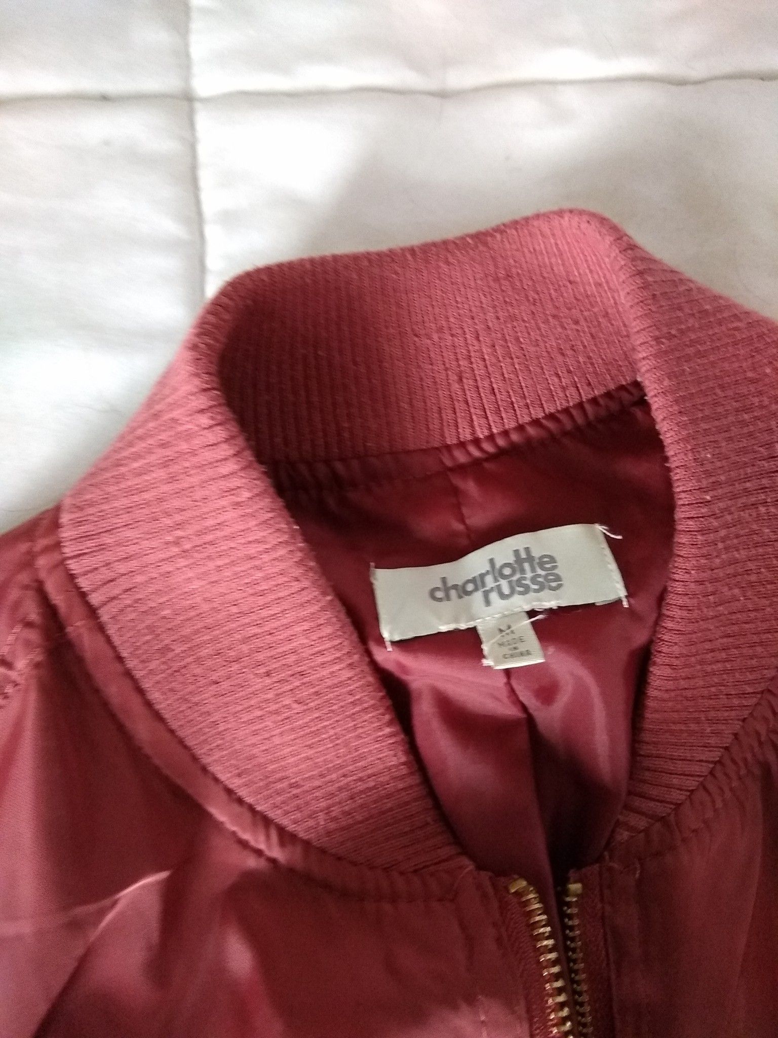 Rose pink bomber jacket !!