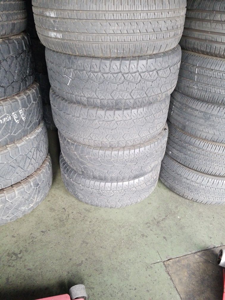 Vendo un set de llantas 275/55/R20 marca Hankook